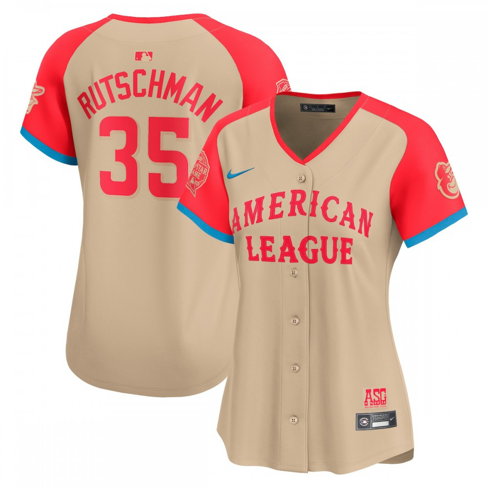 Adley Rutschman American League Women's 2024 MLB All-Star Game Limited Player Jersey - Cream-Pro Kit Vault | Brand New 26/27 Sports Jerseys